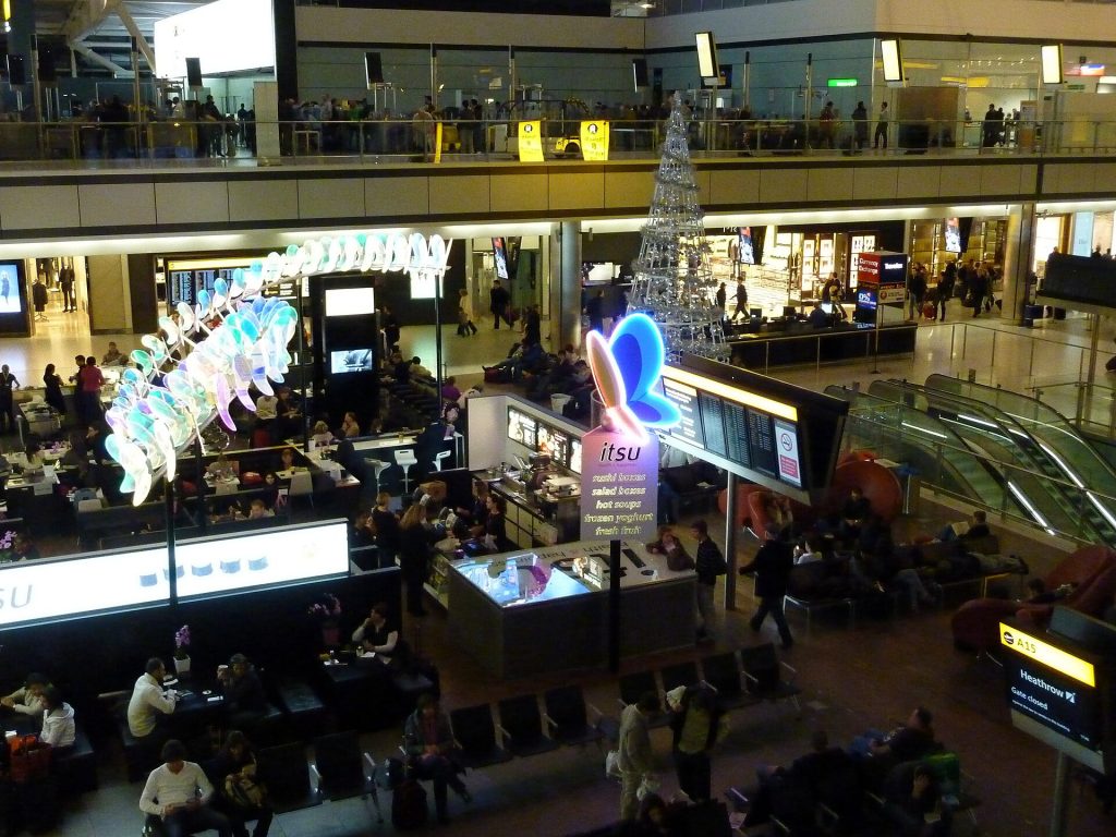 Interior of Heathrow Terminal 5