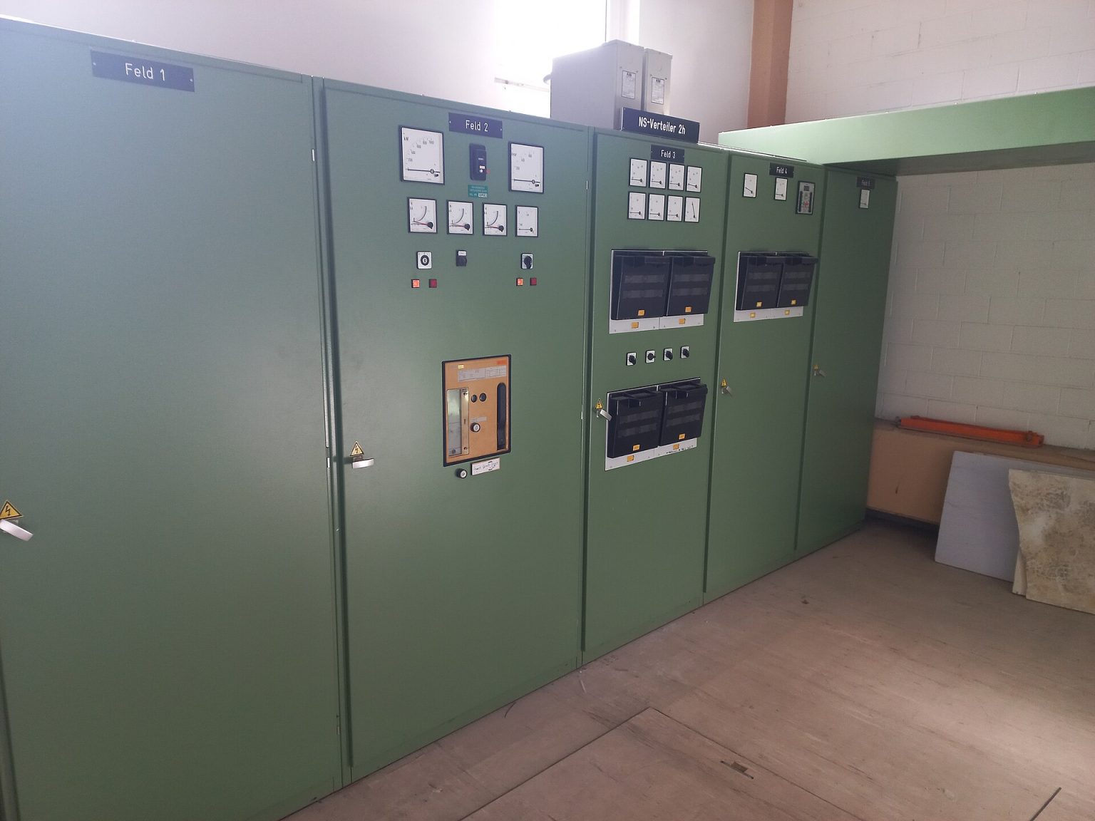 Commercial distribution board inspected against the current Wiring Regulations