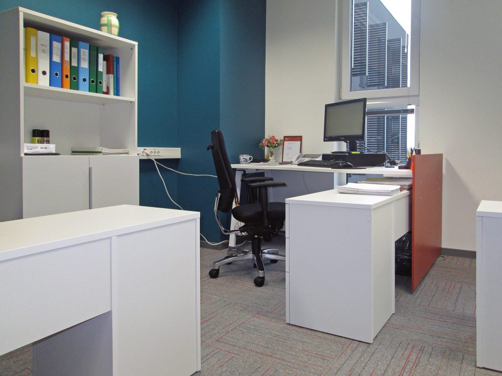Modern commercial building interior managed by JKS facilities management